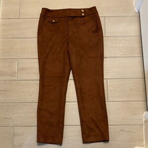 White House Black Market Chocolate Ankle Pants